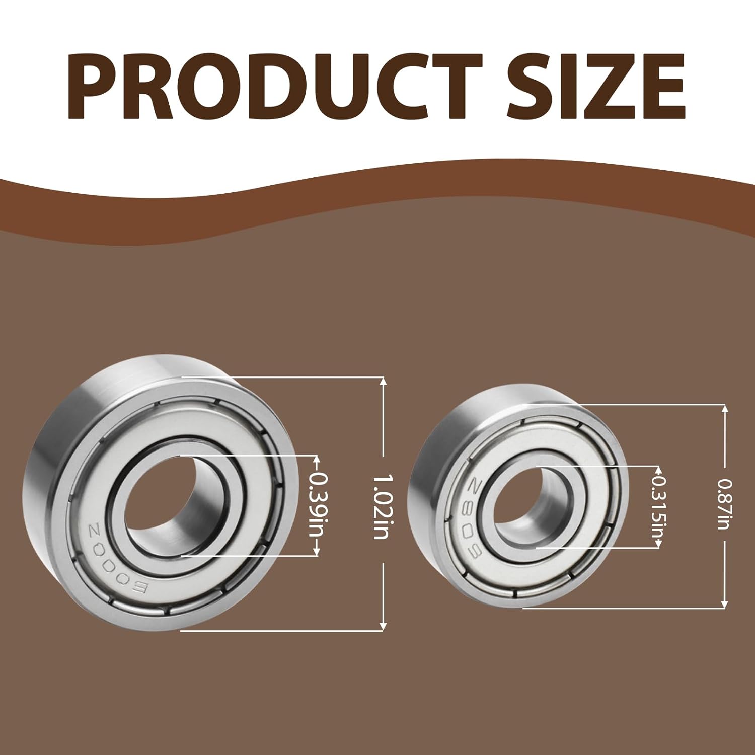 Saw Bearings Bandsaw Thrust and Guide Bearing Replacement Compatible with Grizzly G0555 Band Saw（6 Pack）