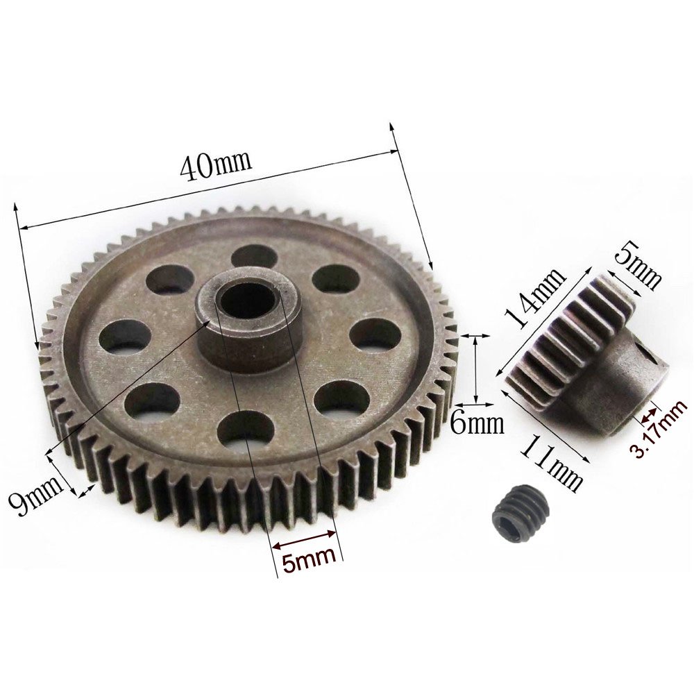 Amazon.com: Hobbypark 11184 Steel Metal Spur Diff Differential