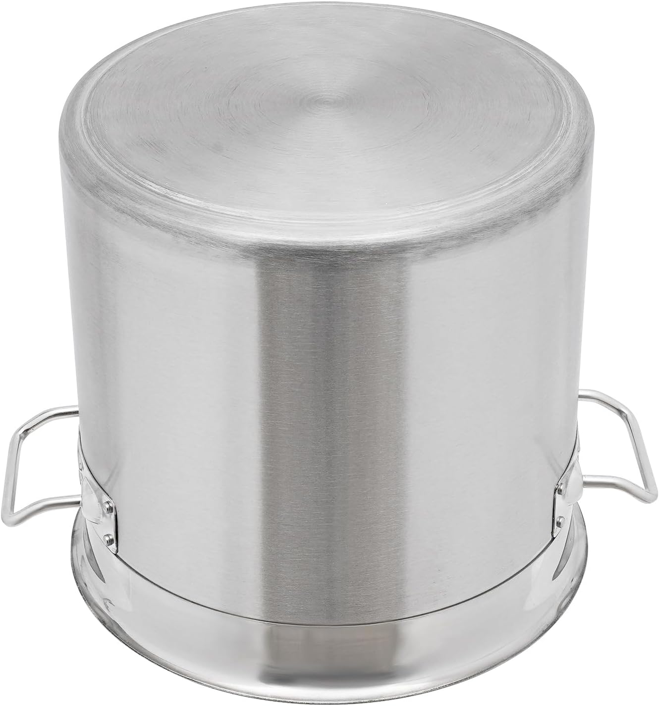 18 Quarts Stock Pots with Lid, Commercial Grade Large Pots for Cooking Canning Cookware Stainless Steel Stockpots Heavy Duty Induction Soup Pot Deep Cooking Pot (18 Quarts)