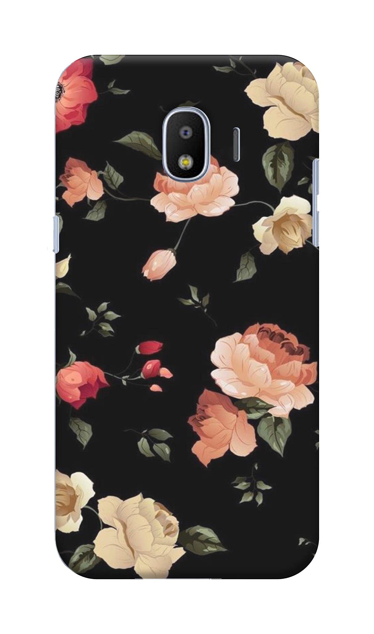 NDCOMfor Samsung Galaxy J2 2018 Back Cover Flowers Froral Printed Hard Case