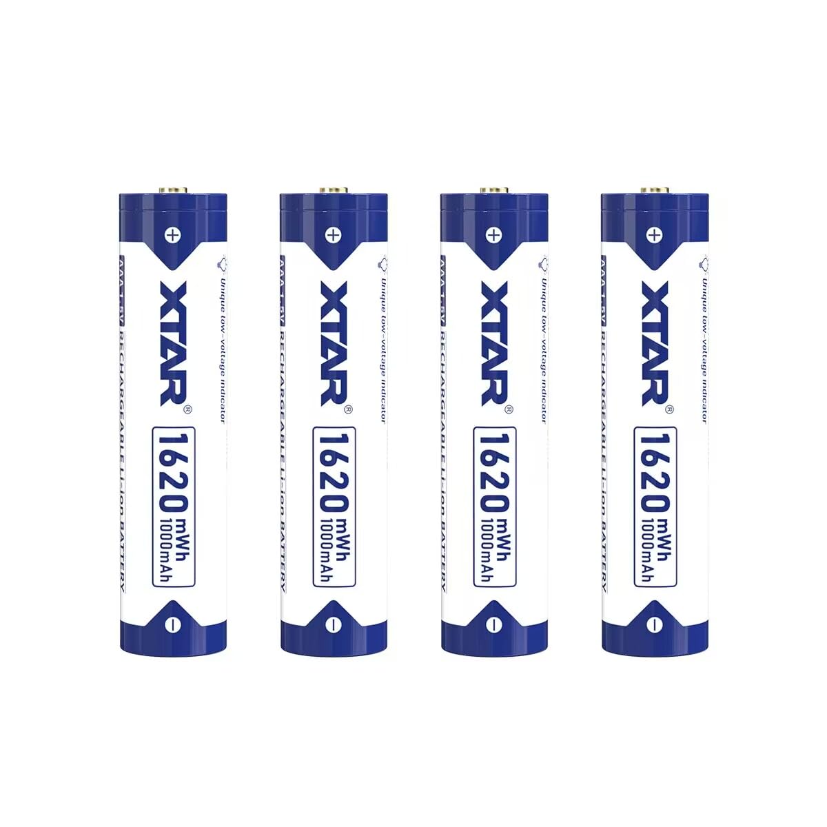 XTAR 1.5V 単4リチウム電池 1620mWh 高容量AAA充電池 (4)