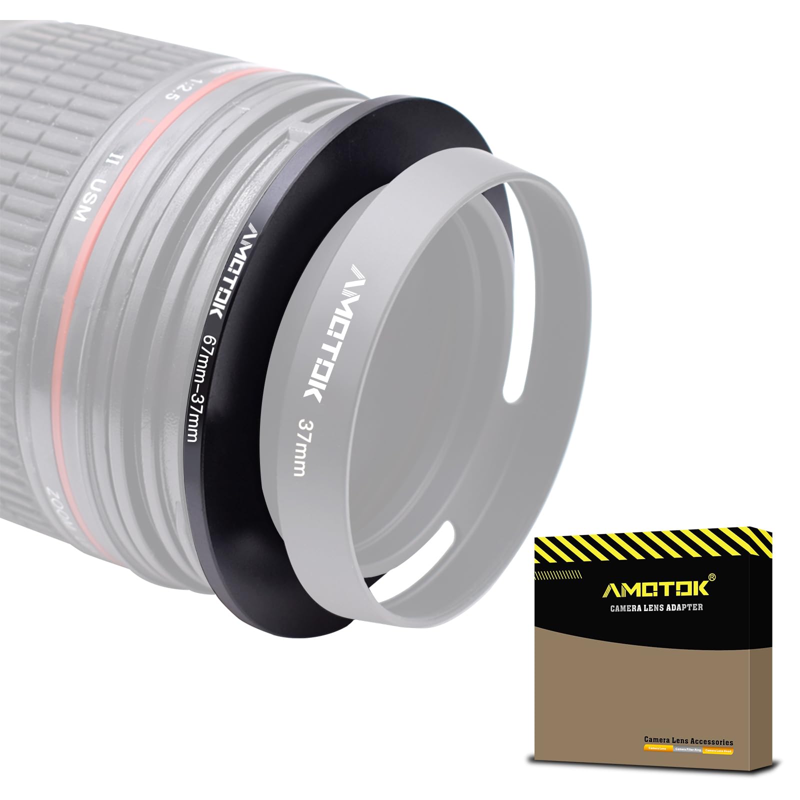 72mm Lens to 52mm Camera Lens Adapter,72mm to 52mm Filter Step-Down Ring Adapter Ring,Compatible All 52mm Filter Accessory — view 44