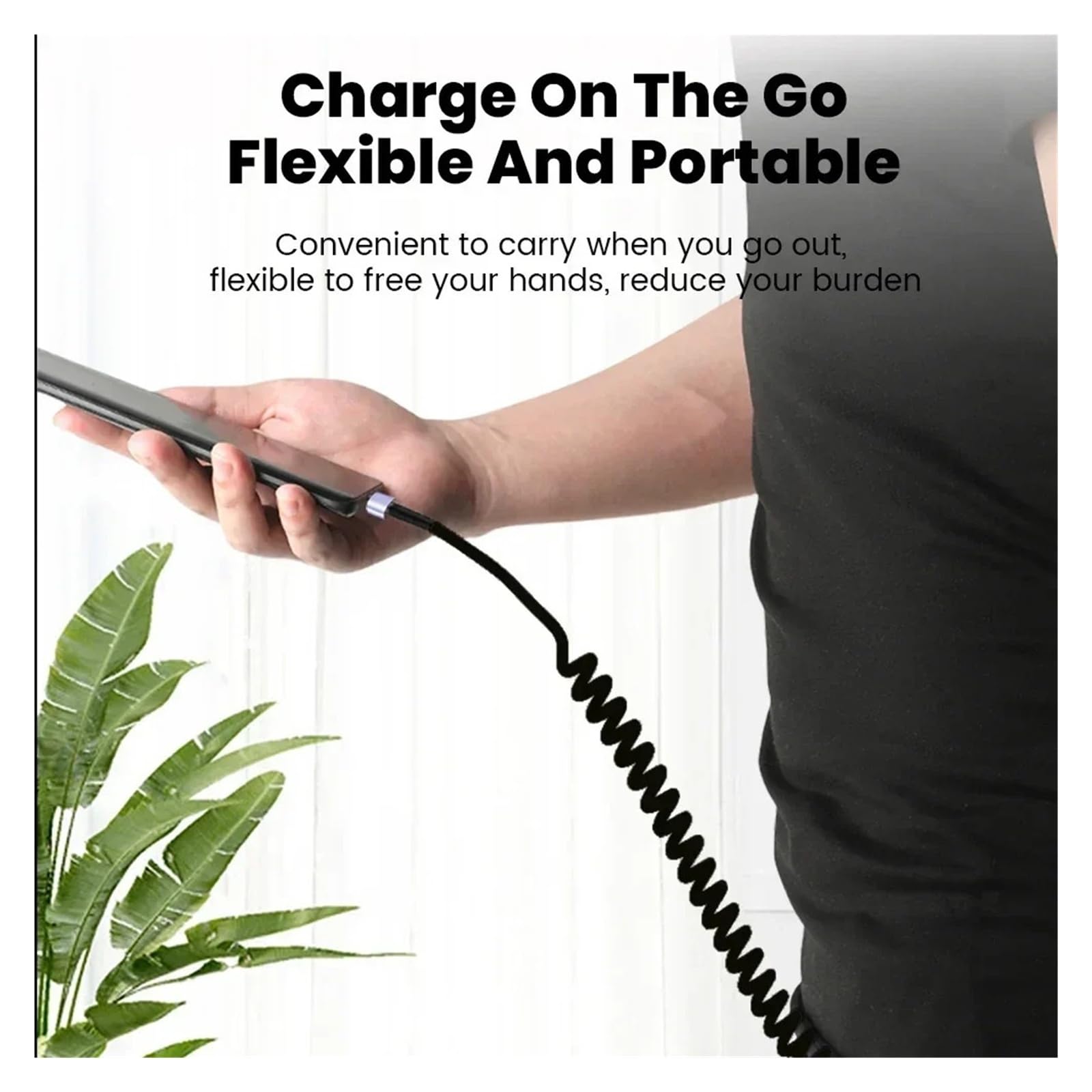 USB C Car 66 W Fast Charge Short Cable for iPhone for Xiaomi for Samsung (CC 66W 02)