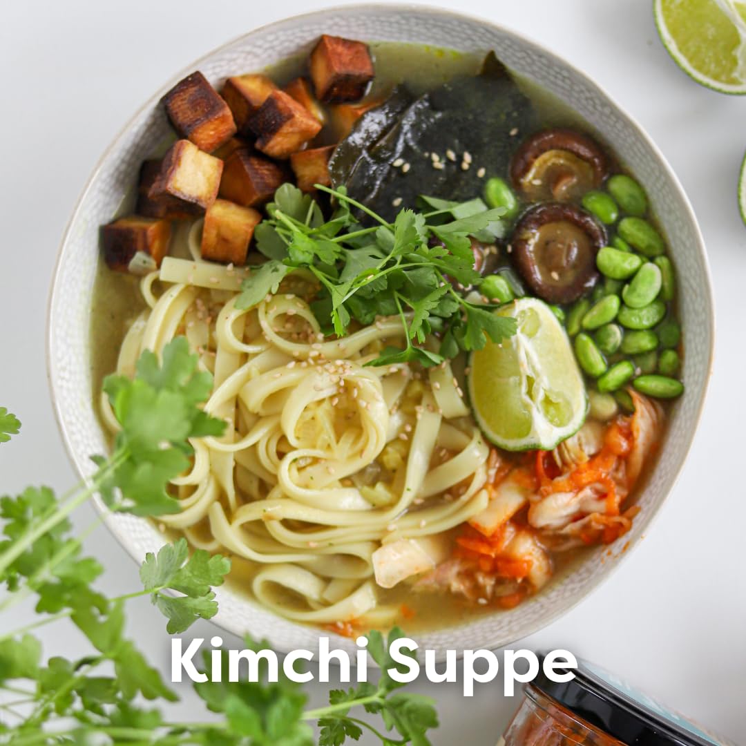 Beavia Kimchi klassisch mild (6x350g) Original koreanische fermentierter Chinakohl vegan glutenfrei
