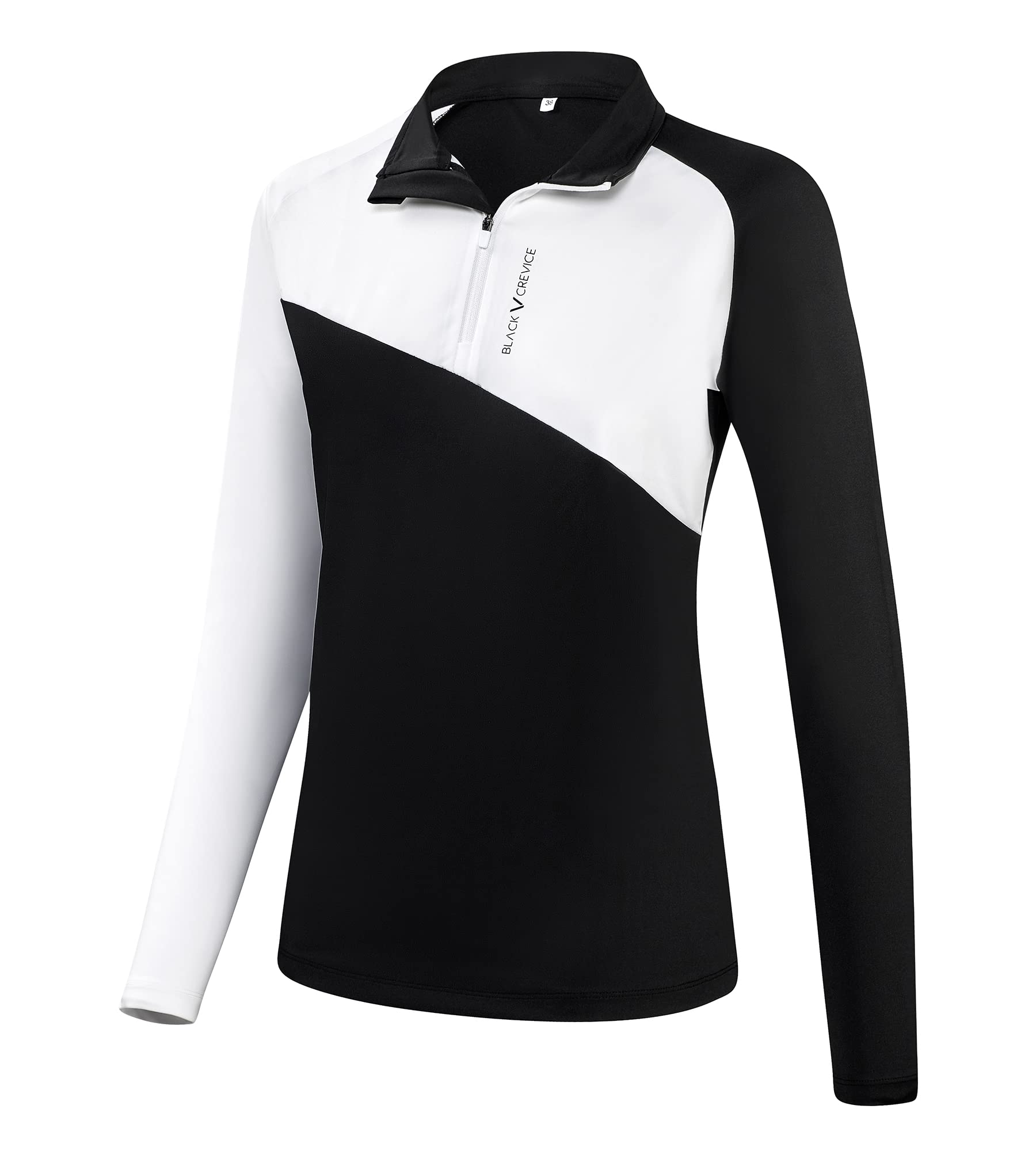 Black Crevice Koszulka funkcyjna Zipper Kobiet Black Crevice Damska koszulka funkcyjna z zamkiem błyskawicznym