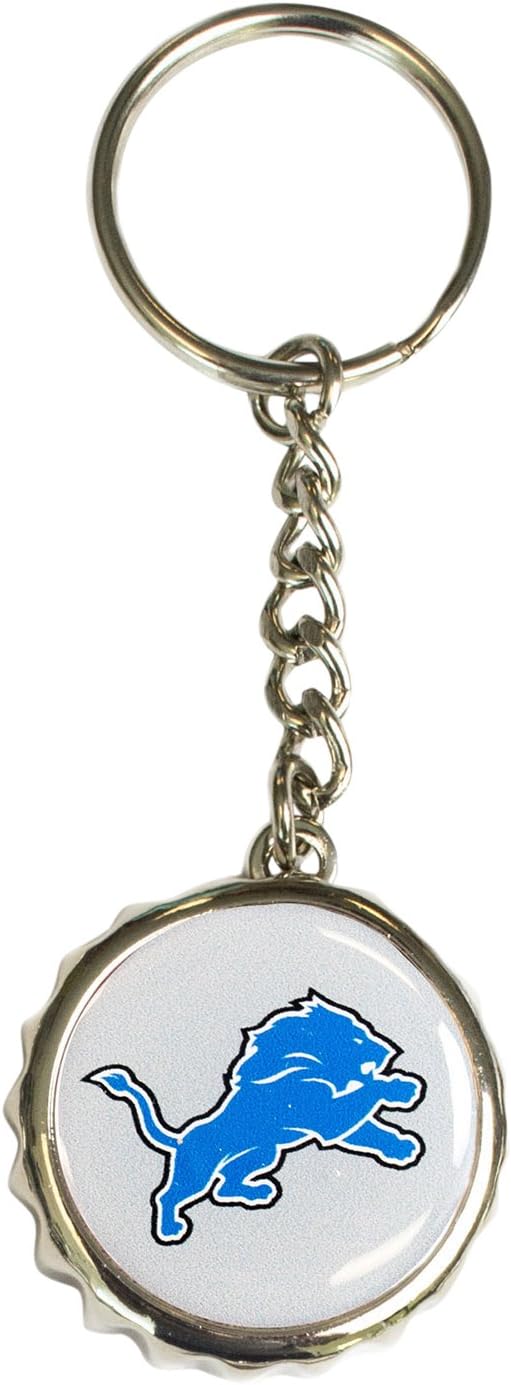 NFL Buffalo Bills Bottle Cap Keychain, White, One Size : Everything Else