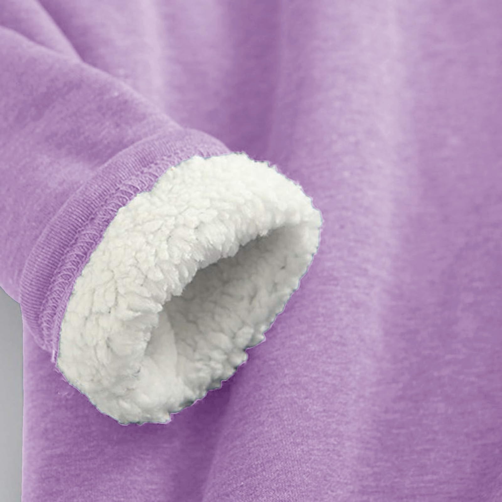 Conjunto de Pijama de Sudadera y Pantalones con Forro para Mujer para Calidez Invernal con Traje de Felpa Tops cómodos y Holgados Ropa de Estar por casa cálida de Invierno para Mujer