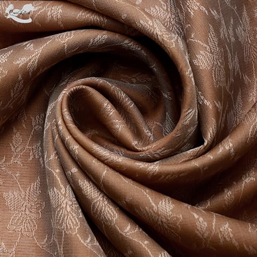 Image of Stoles for Evening Dress with Buckle, Fringes - Polyester Blend, Shimmer Stole Wraps for Weddings, Party | Women's Clothing