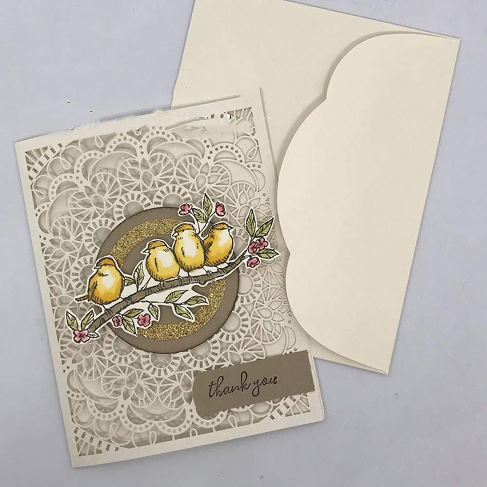 Vogel Baum Stanzform - Karbonstahl Schablone Für Karten & Scrapbooking