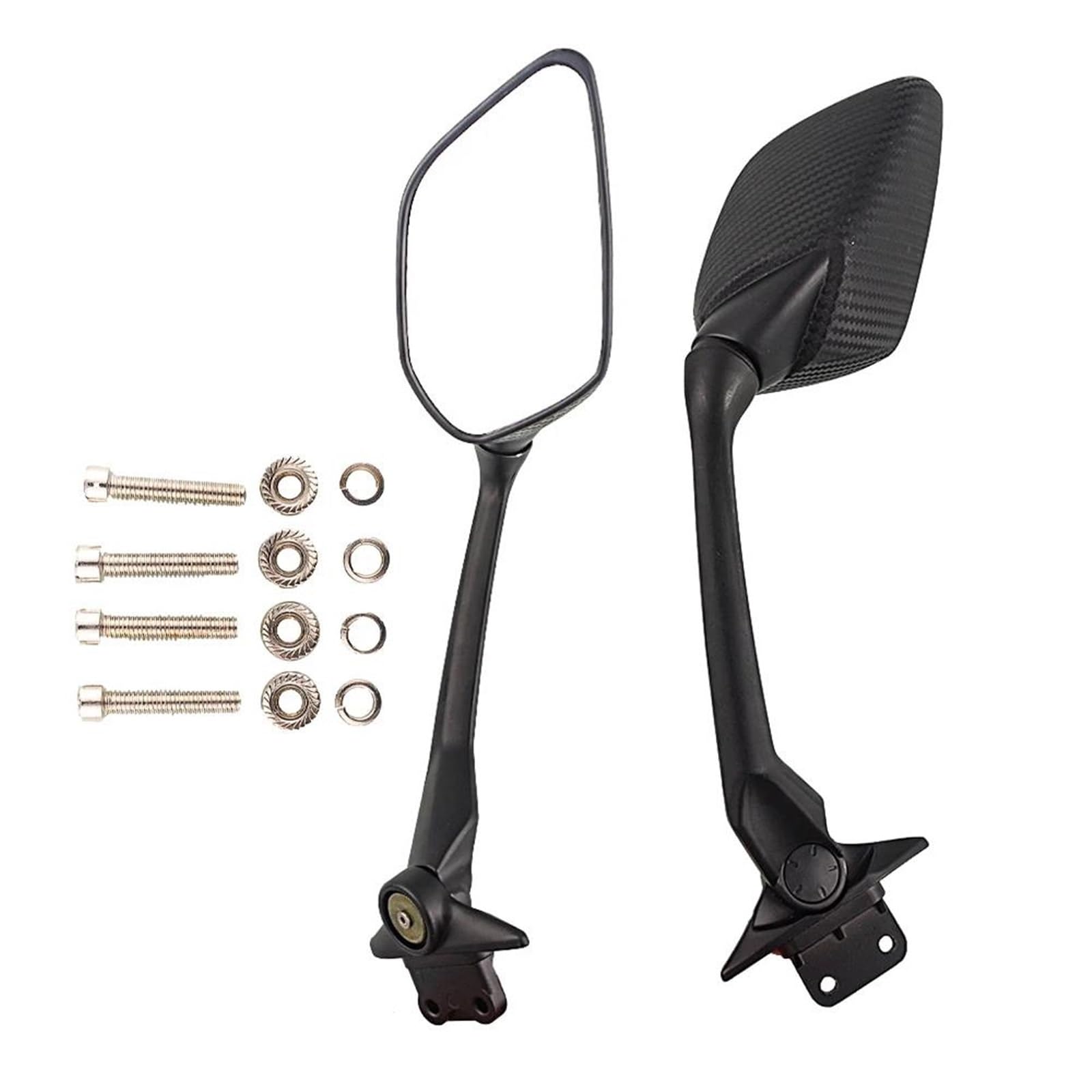 Rétroviseurs latéraux en fibre de carbone pour TMAX 530 | Style urbain quotidien