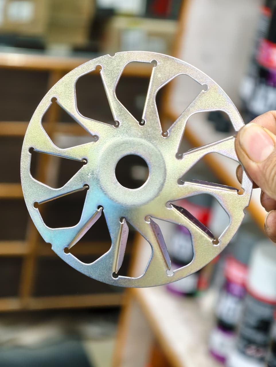 A.K Self Gear Wheel Fan for Activa 110/3G/4G/5G/Dio 110 BS3/BS4/BS5 | Metal Build, 1 Piece, Self Gear Attached, BS3/BS4/BS5 Compatible-image-11
