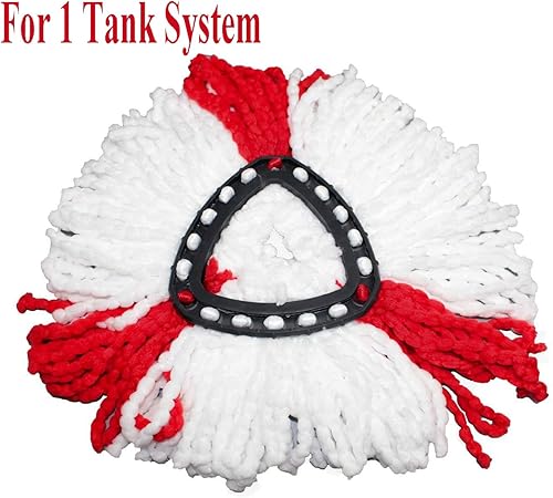 Miniatura 2 de ALYYDBG Cabezal de fregona para OCedar Easywring Spin Mop, cabezal de repuesto de microfibra de fácil limpieza para 1 sistema de tanque, 3 unidades