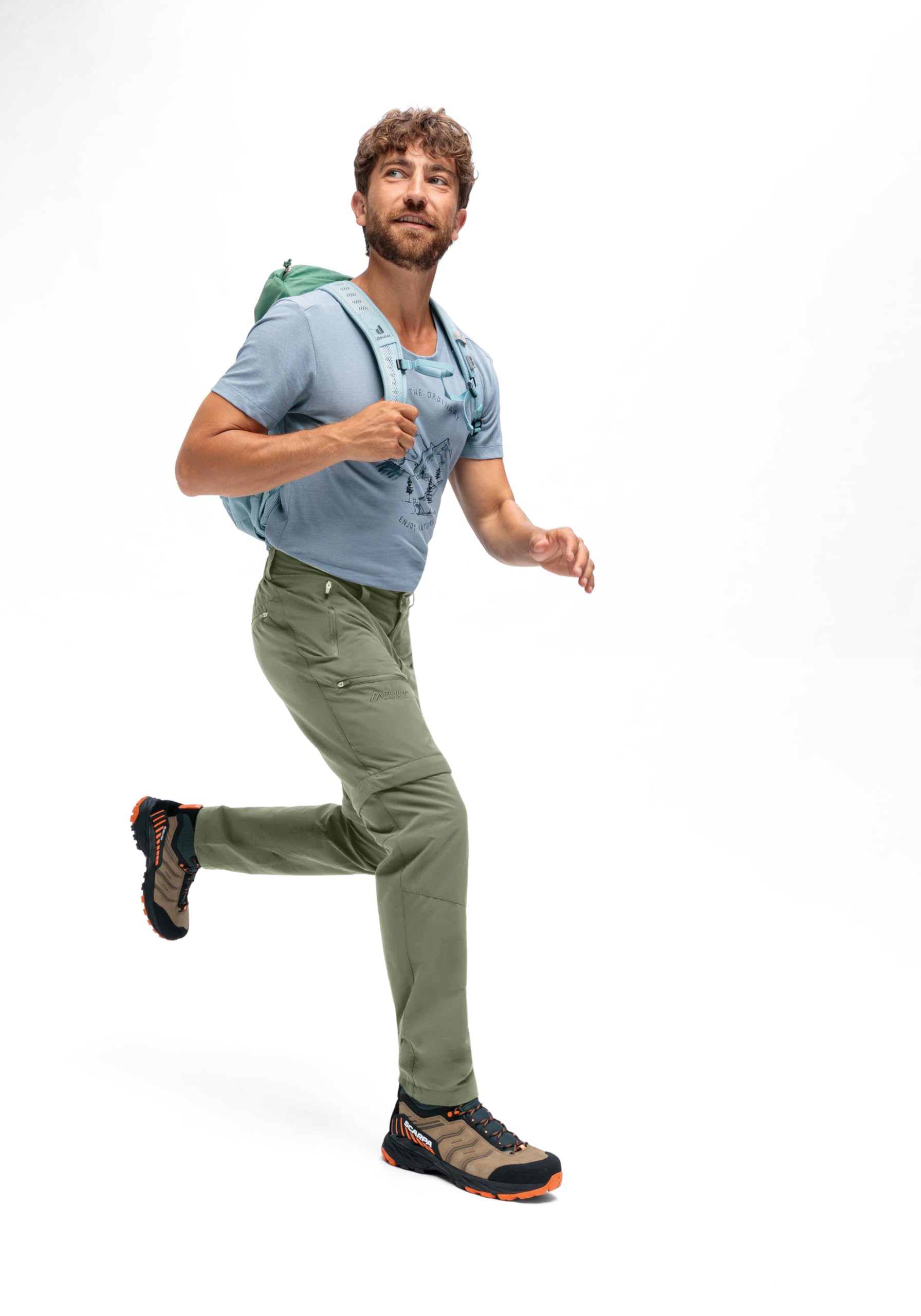 Maier Sports Tajo Zip Loop, męskie spodnie trekkingowe, wodoodporne spodnie outdoorowe do trekkingu i wędrówek, praktyczna funkcja Zipp-Off, nie zawiera PFC, mSTRETCH pro 2 i Dryprotec
