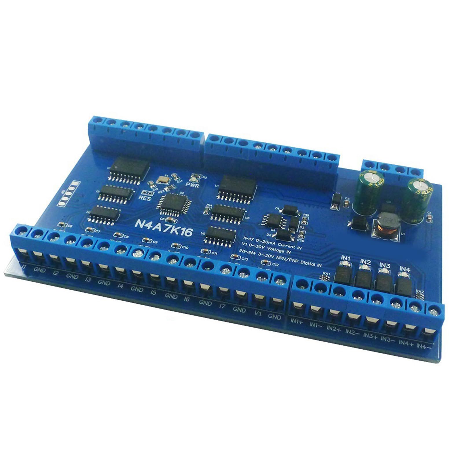 Módulo de adquisición de datos RS485 DC12V/24V para control remoto 8