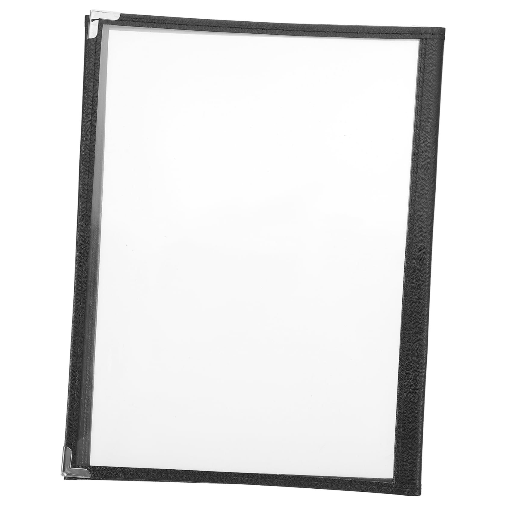 iplusmile 15piezas Carpeta De Menú Transparente De Pvc Funda De Menú Elegante y Resistente Para Restaurantes Diseño Esquinas Redondeadas Alta Capacidad y Fácil De Limpiar