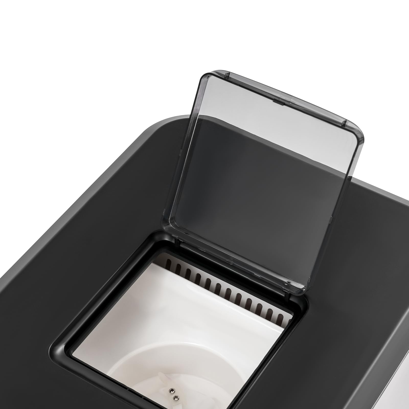 Macchina per ghiaccio 3 in 1, multifunzione, da tavolo, 240 V, con finestra di visualizzazione, cubetti di ghiaccio, ghiaccio tritato, acqua fredda, ciclo di 7-9 minuti, display LCD, in acciaio inox