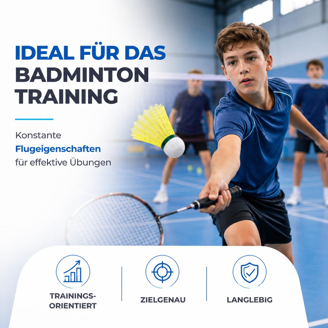 Lotki do badmintona – trening i zawody – piłki do badmintona do użytku na świeżym powietrzu i w hali
