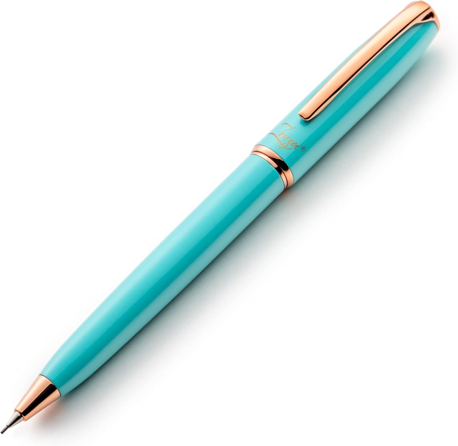 ZenZoi Turquoise Mechanical Pencil w/Schmidt 0.7 mm Twist Lead System. Elegant Full Metal Pencil for Sketching, Drawing, Drafting, Writing & Note Taking. Luxury Gift Box for Men or Women ZenZoi Turquoise Mechanical Pencil w/Schmidt 0.7 mm Twist Lead System. Elegant Full Metal Pencil for Sketching, Drawing, Drafting, Writing & Note Taking. Luxury Gift Box for Men or Women