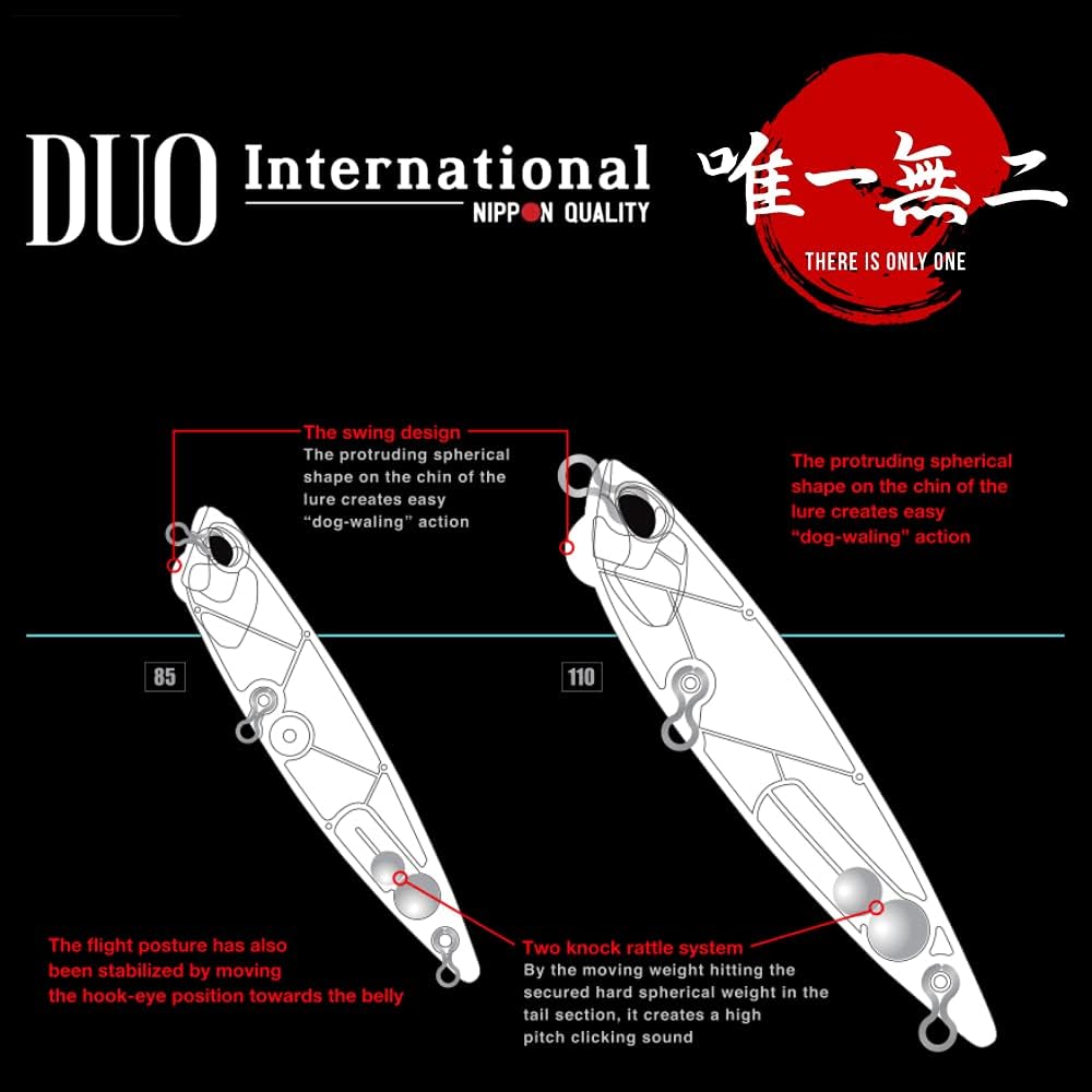 Duo Realis Pencil 85 SW Topwater Floating Lure ACC0170 (0979)