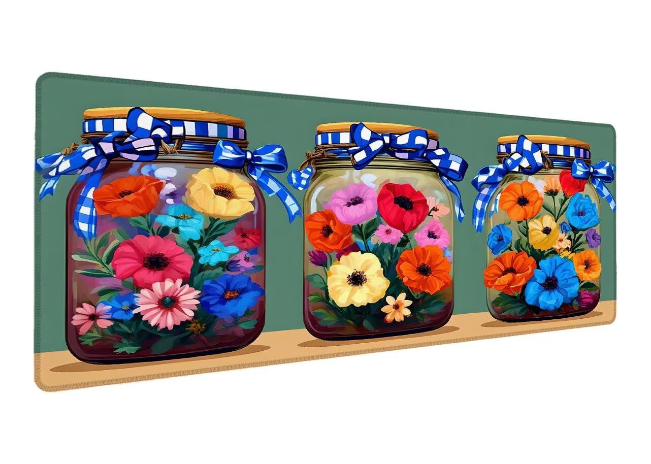 Podkładka pod mysz, 1200 x 600 x 3 mm, gamingowa podkładka pod mysz, duża podkładka na biurko, antypoślizgowa, gumowa podstawa, szyte krawędzie, podkładka na biurko, poprawia precyzję i prędkość, G-1