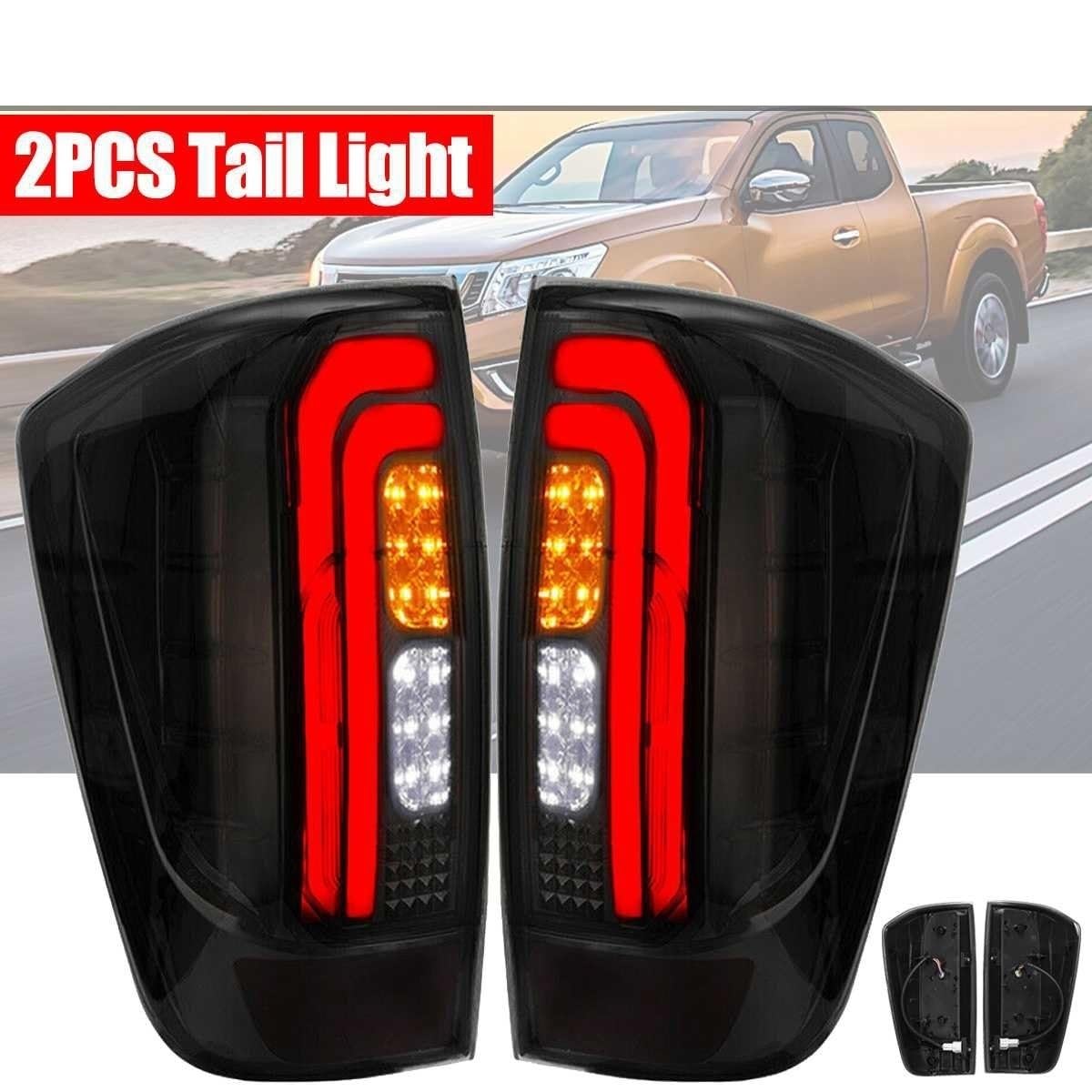 BOYDREAM Piloto Trasero Coche 1 par para Nissan para Navara NP300 D23 2015-2019 luz trasera de freno conjunto de luz trasera de automóvil