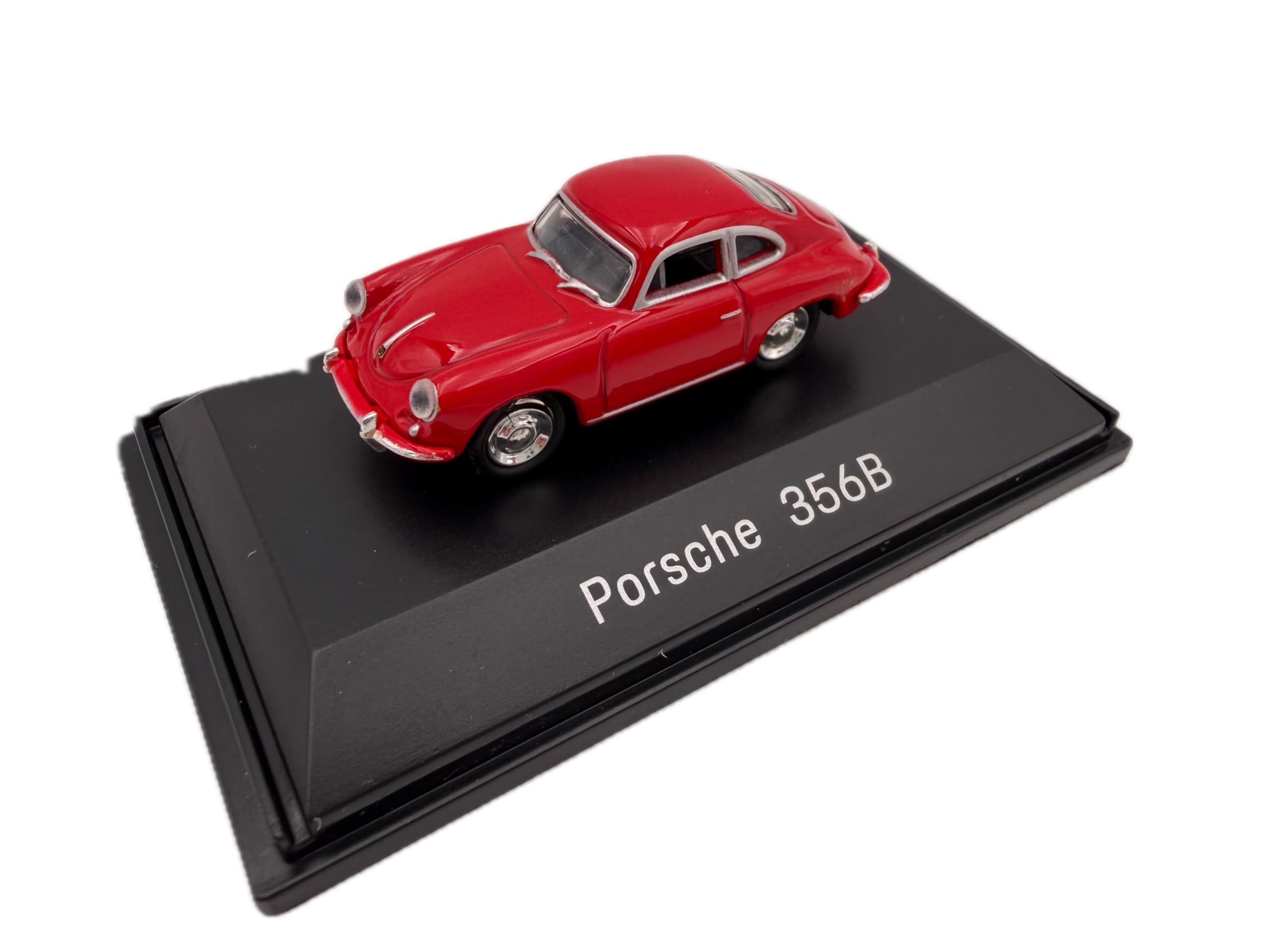 Modellino Porsche 356B, Auto d'Epoca in Scala 1:87 - Modello Dettagliato da Collezione | GT Marketing | Collezione museale | Rosso