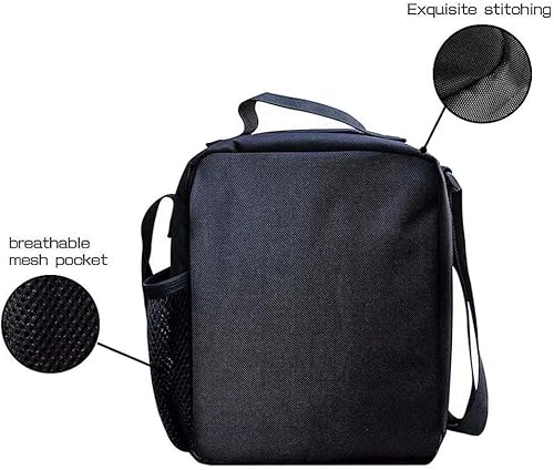 Miniatura 4 de Bolsa de almuerzo aislada con noche estrellada para escuela, trabajo, oficina, picnic, Van Gogh, lonchera para adultos y niños, bolsa enfriadora