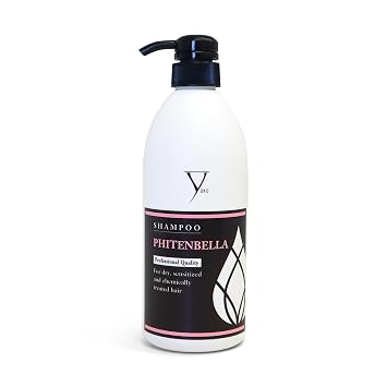 YUKO Phiten Bella Shampoo with Protein & Collagen, Lightweight Cleanse | Protein & Collagen, Lightweight Cleanse for Fine, Thin & Damaged Hair, Sulfate-Free, Color-Safe