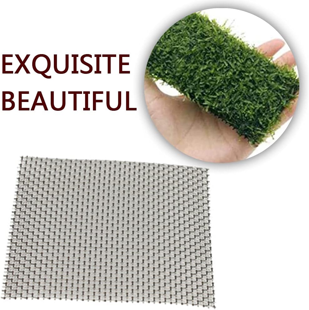 8 Pcs Wire Mesh Pads Stainless Steel Woven Wire Mesh Aquatic Moss Pads