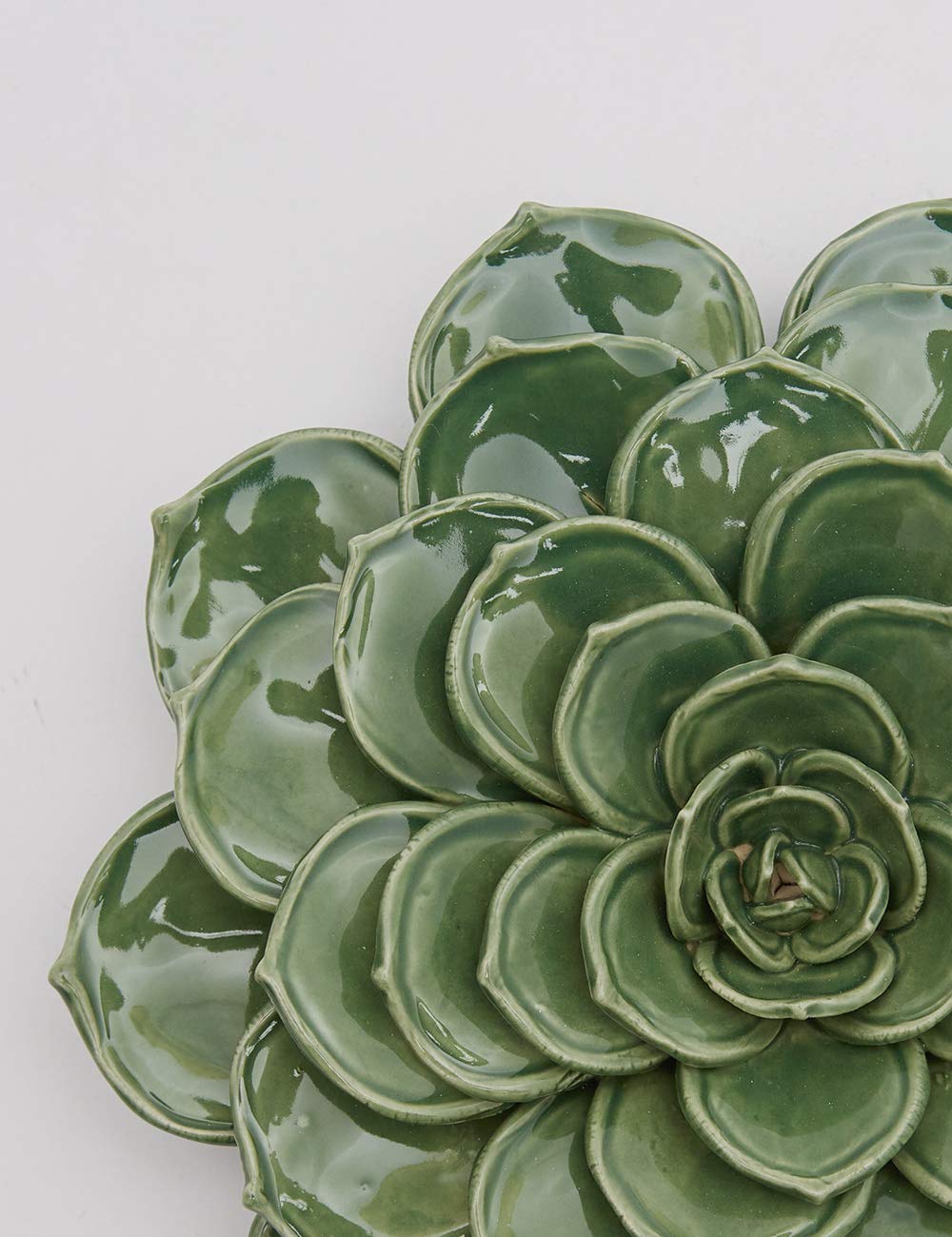 SEINHIJO Decorazioni Soggiorno da Parete Fiore Soprammobili Scultura Moderna Statuetta Regalo Murali Statua Casa Ornamento Figurina Ceramica Arte 17cm