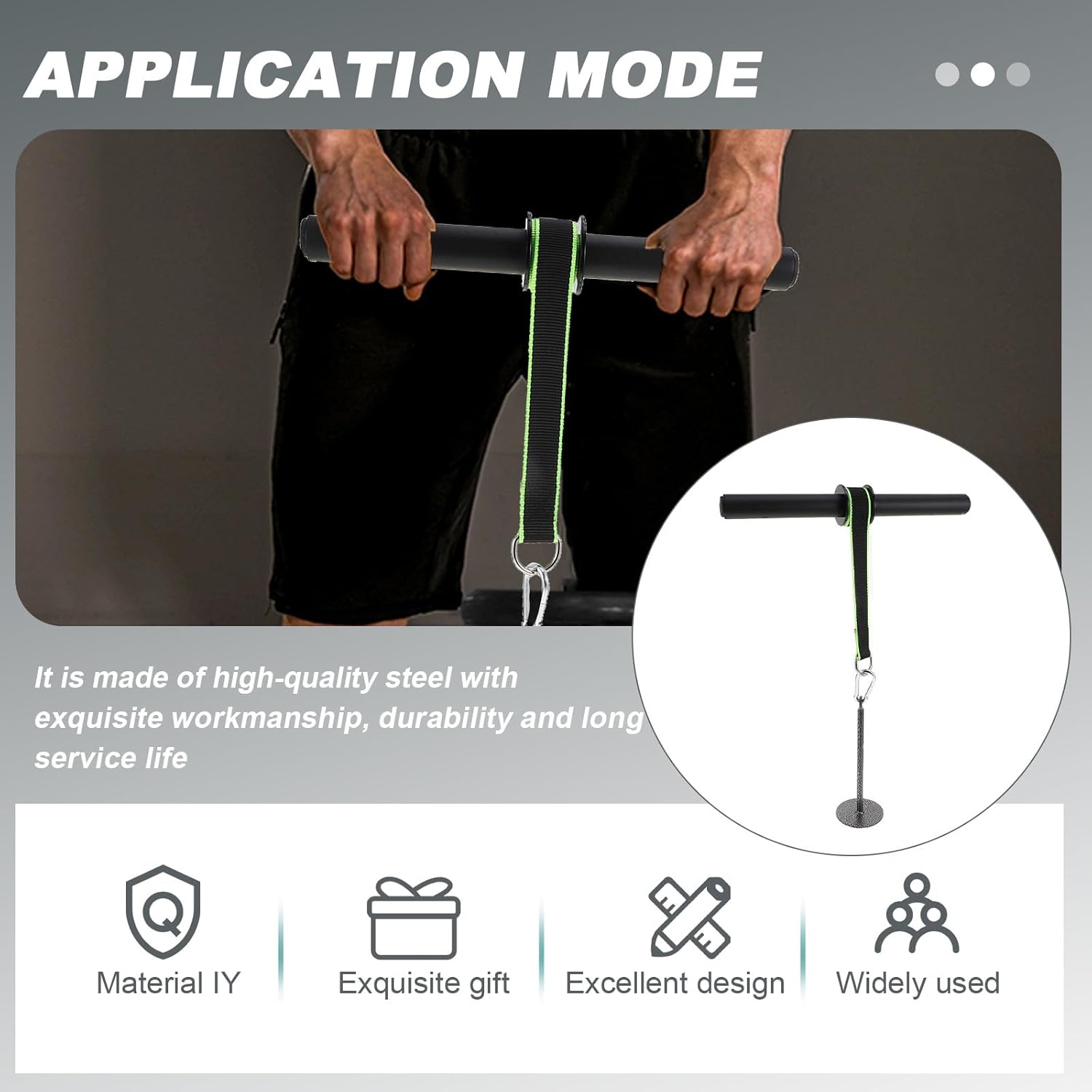 Mipcase Wrist Trainer Forearm Strengthener Power Wrist Exerciser Green Arm Exercise Tool for Home Workout and Casual Fitness