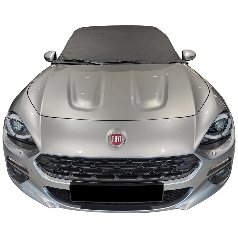 bâche de Capote Compatible avec Fiat 124 Spider Housse Noir