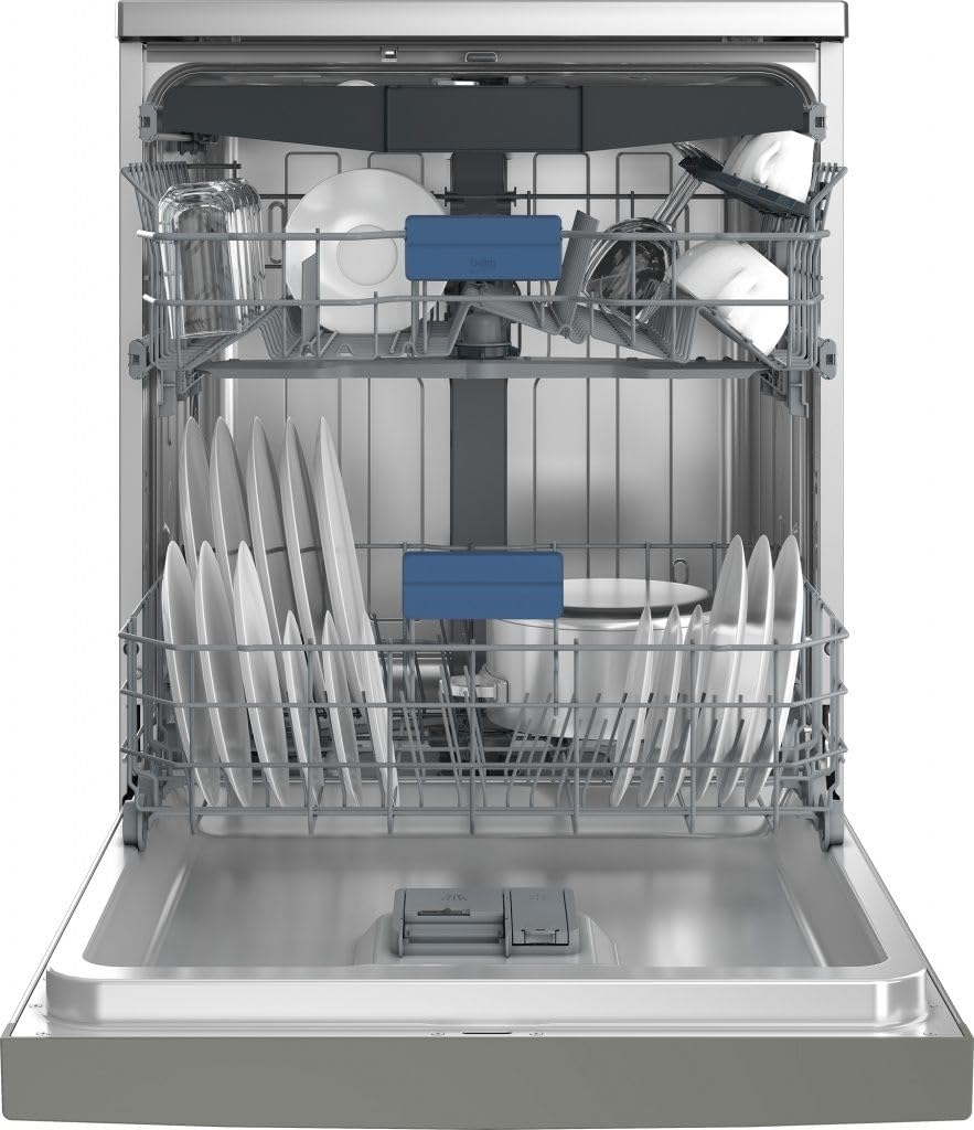 Lavavajillas Beko Bdfn26550xc Inox 6 Programas 3 Bandeja 15 Cubiertos Media Carga Clase B Display