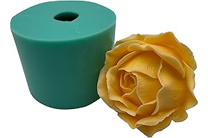 3D Rose Flower Soap Candle Wax Mold Resin Epoxy Decorated Craft Silicone...