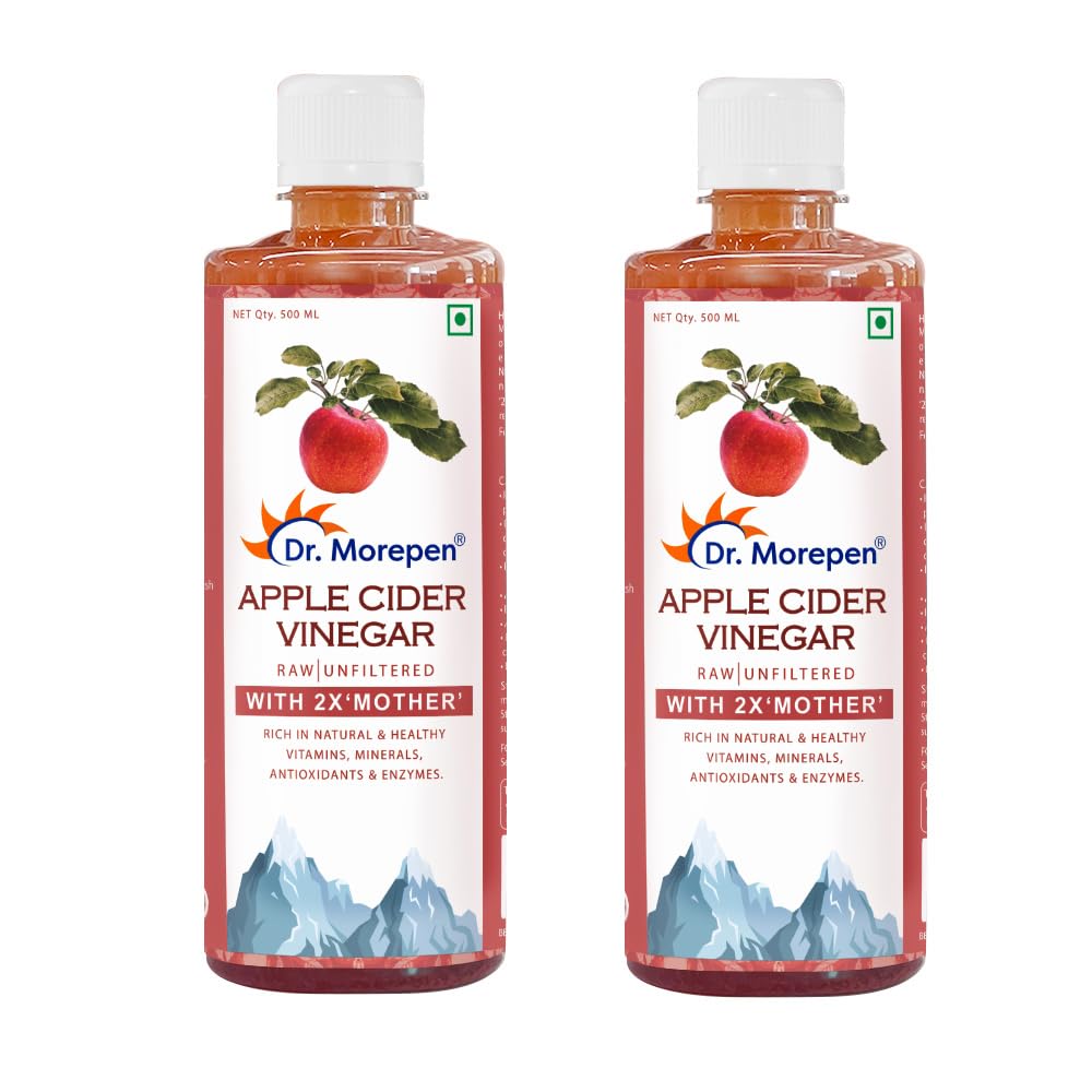 Dr. Morepen Apple Cider Vinegar With 2X Mother - 1000Ml, Raw, Unfiltered & 100% Unpasteurized, Naturally Fermented Blend Of Freshly Brewed Himalayan Apple, Double Mother Content Formula (B097N3S9R7) Amazon Price History, Amazon Price Tracker