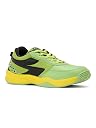 SG Raptor Badminton Shoes for Men | Lightweight Non-Marking Indoor Sports Shoes | Breathable, Anti-Skid & Durable | Ideal for Badminton, Pickleball, Padel, Court & Indoor Tennis | Volt Green/Black gallery image