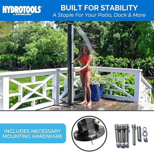 Swimline 89030 Hydrotools By Swimline 2 Section Niagara Rainfall Solar Shower 7 Feet | Adjustable Head & Foot Tap Spigot | 10 Gal Capacity Up To 140 Degrees | Environmentally Friendly | Outdoor Backyard Poolside Spa thumb #4