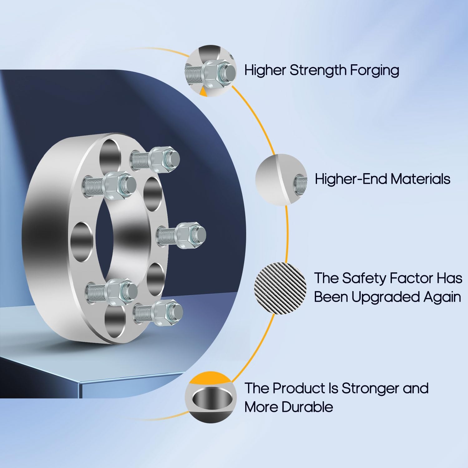 OCPTY 4PCS 5x5 to 5x5 Wheel Spacers 1.5" Wheel Adapters 1/2" Studs 87.1mm Center fit for 2006-2010 for Jeep for Commander / 1999-2010 for Jeep for Grand Cherokee / 2007-2017 for Jeep for Wrangler