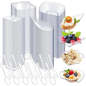 Tessco 800 Pcs Mini Appetizer Plate...