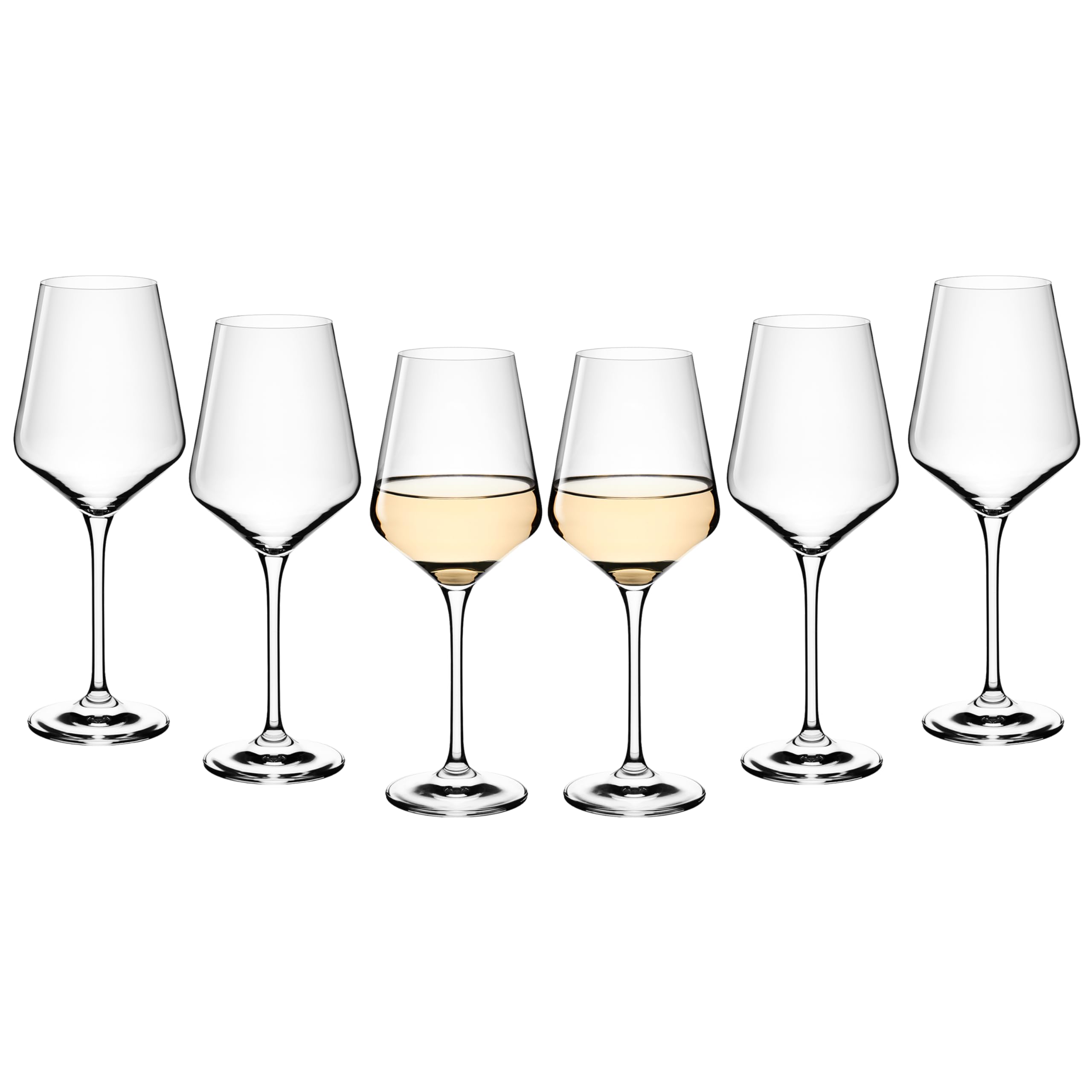 Gerlach 1760 Zestaw 6 Kieliszków do Białego Wina Modern Przezroczyste 450 ml do Mycia w Zmywarce