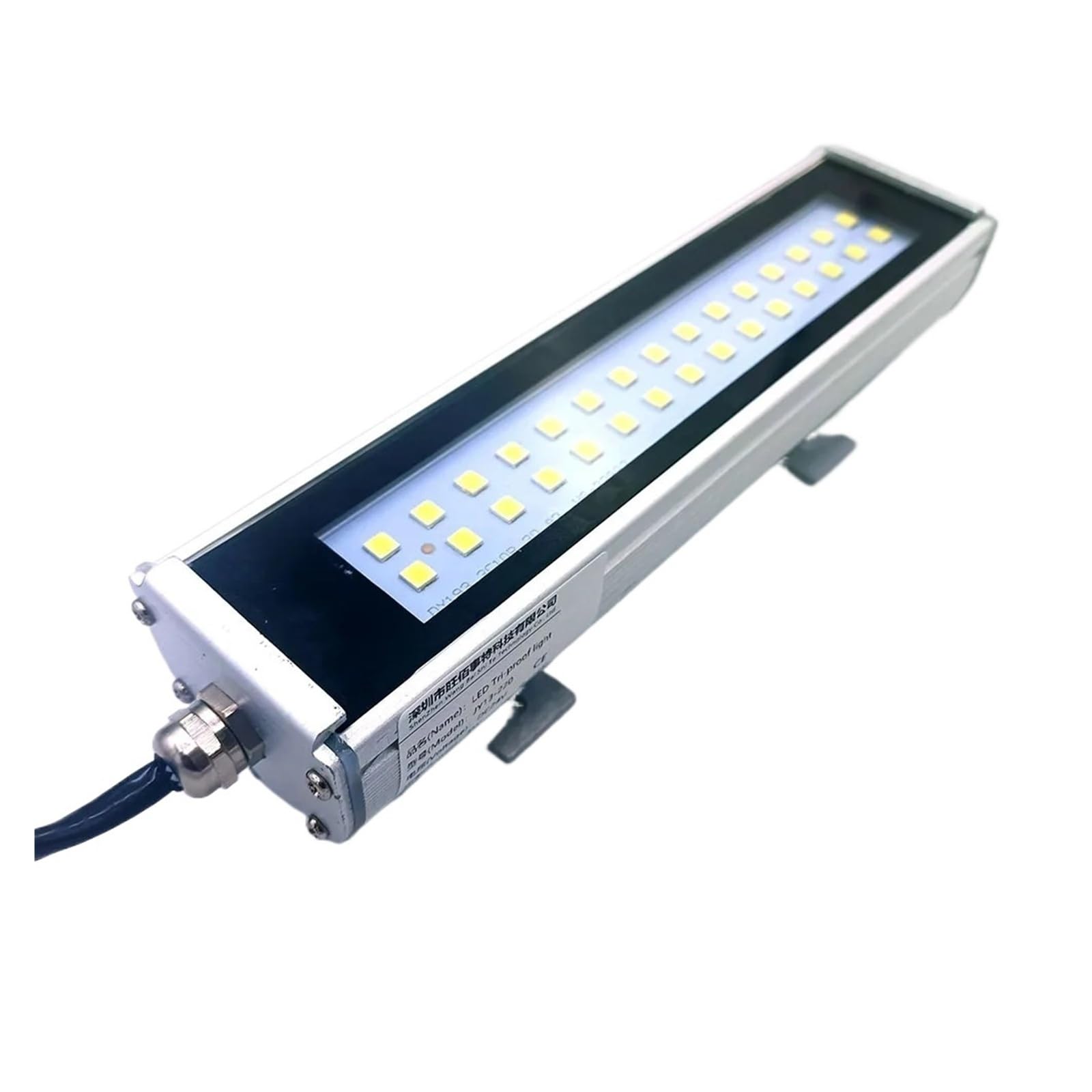 5W-15W LED świetlówka warsztatowa DC AC wodoodporna IP67 rura robocza maszyny oświetlenie przemysłowe do tokarki CNC Wysoka jasność(24W,DC 24V-36V)