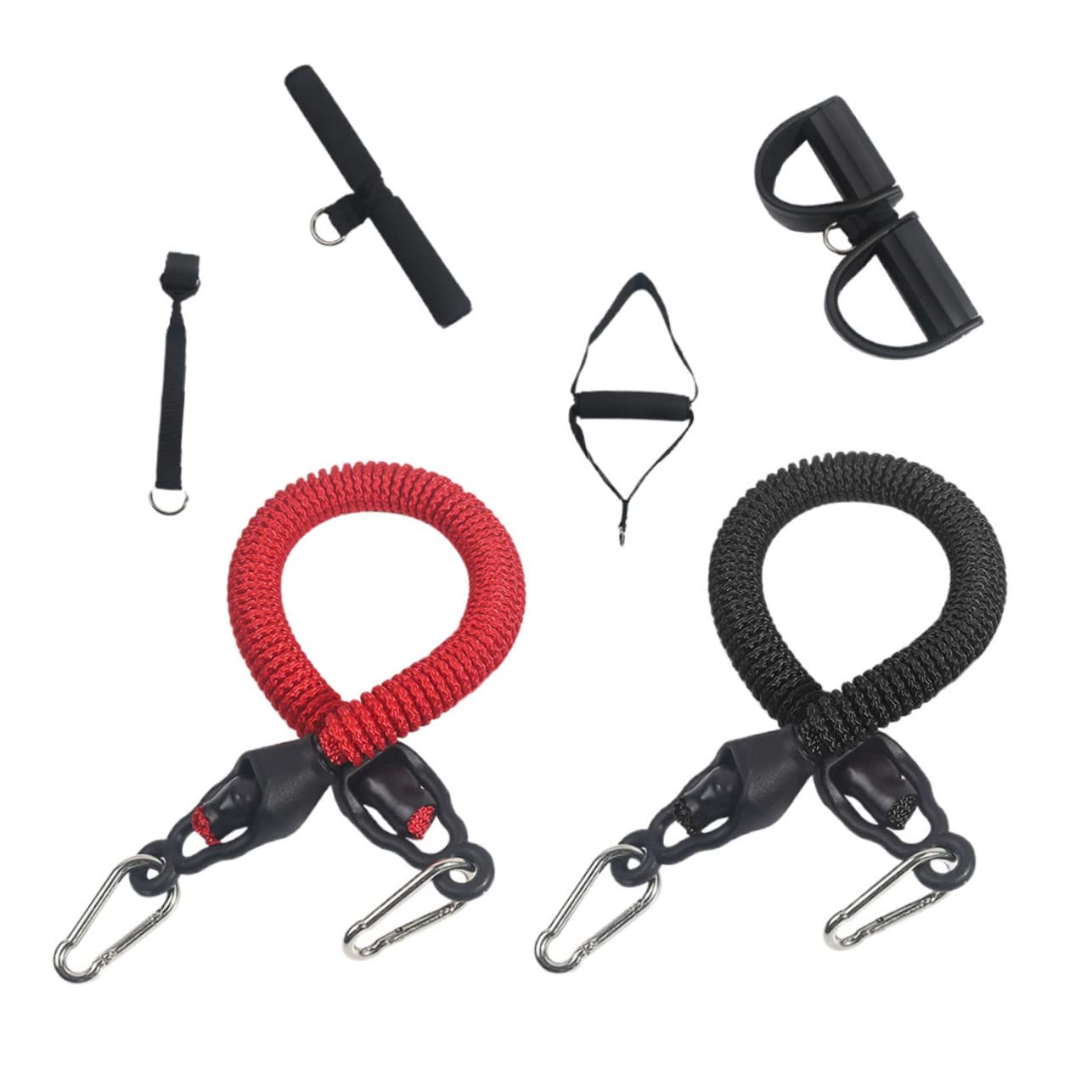 Sosoport 1set Bande Di Resistenza Con Pedali Per Esercizi Attrezzatura Per Yoga e Fitness Tubo Trazione Per Allenamento Casa e Movimento