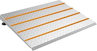 Height Adjustable Door ramp, Ramp for 3", 5.0" to 6.3" Rise Steps, Heavy Duty