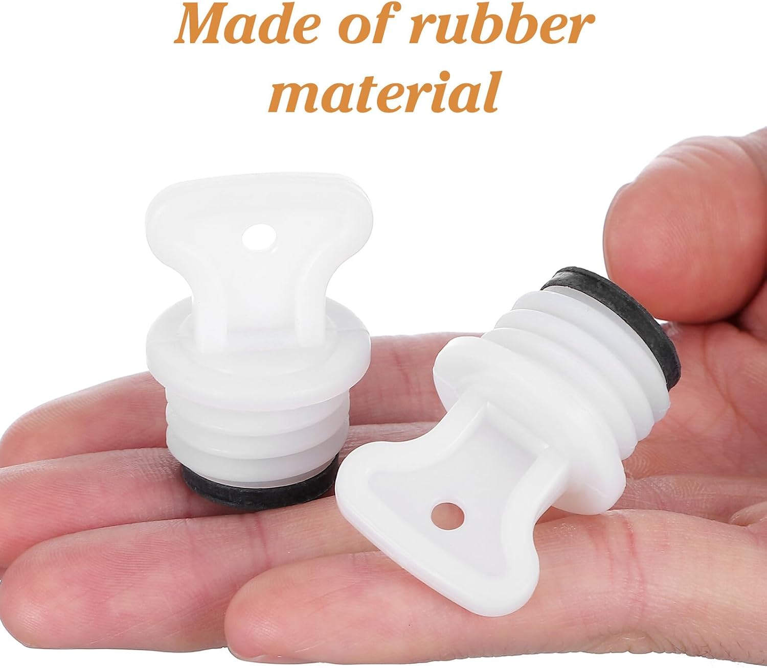 2pcs Hot Water Bottle Stoppers Small 18mm Rubber Sealing Plugs Leakproof Caps Replacement for Portable Hot Water Sack Closure