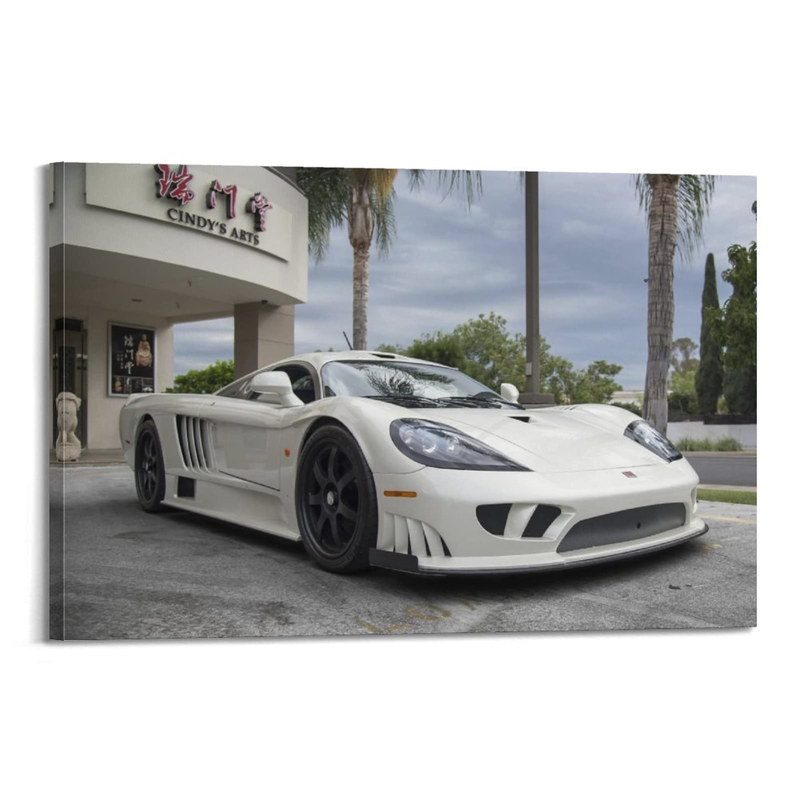 Luxury Supercar Poster Saleen S7 Twin Turbo Performance Car Poster Decorative Painting Canvas Wall Posters And Art Picture Print Modern Family Bedroom Decor Posters 20x30inch(50x75cm)