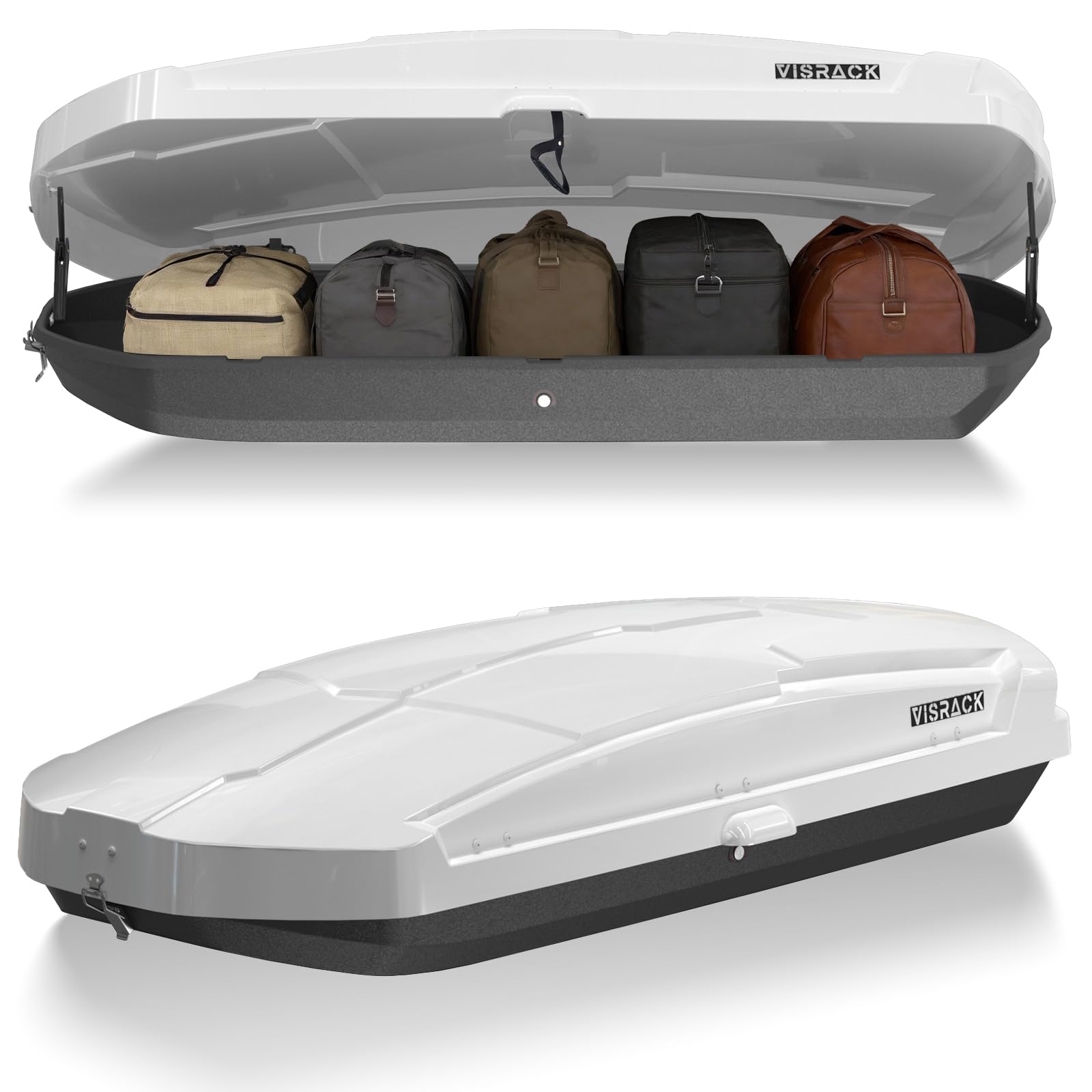 VISRACK Hard Shell Roof Cargo Box (21 cu ft)