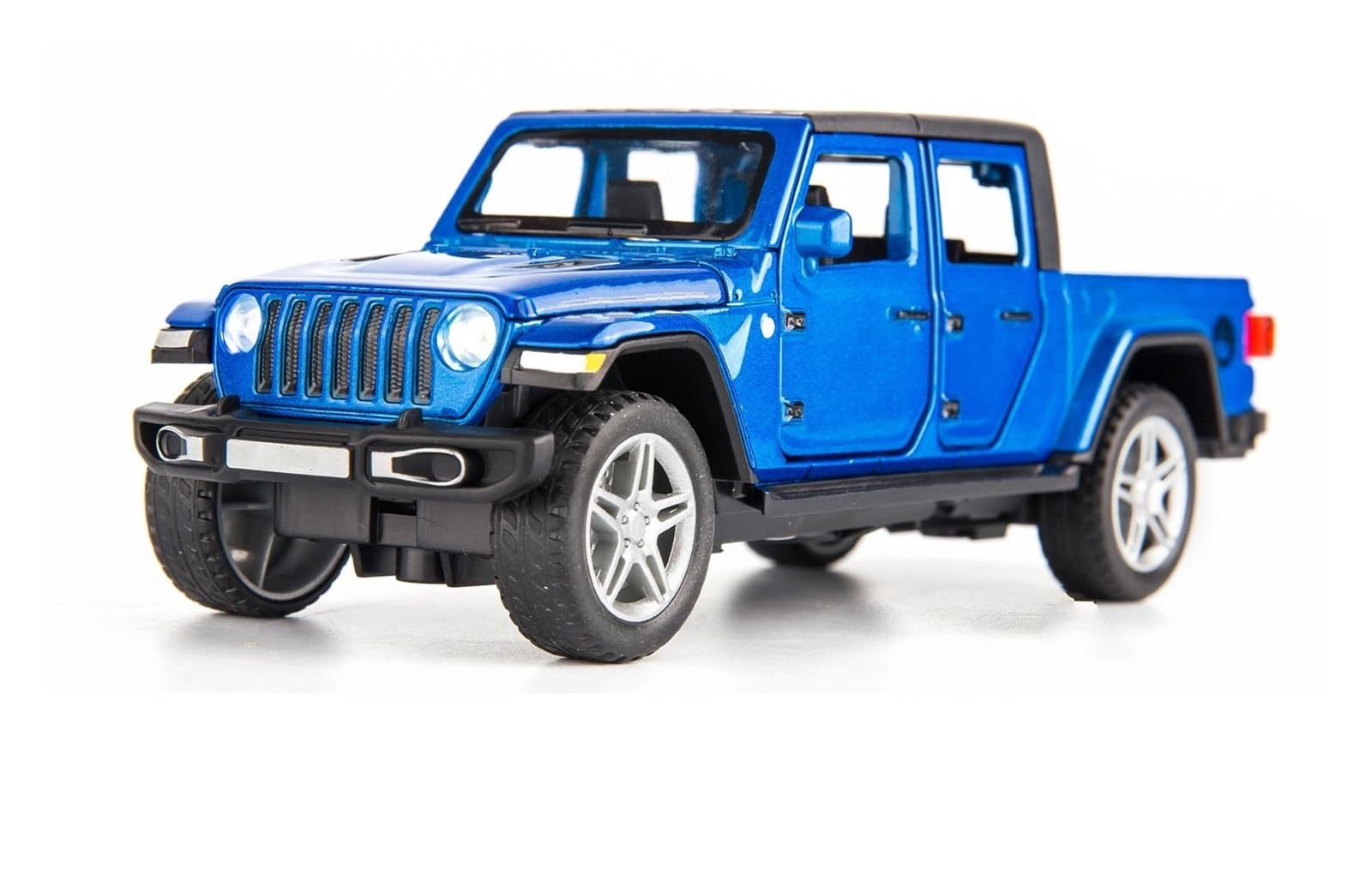 Btwodian Scale Model Car 1:32 For Wrangler For Jeep Alloy Diecast Metal Model Desk Decoration(Blue)