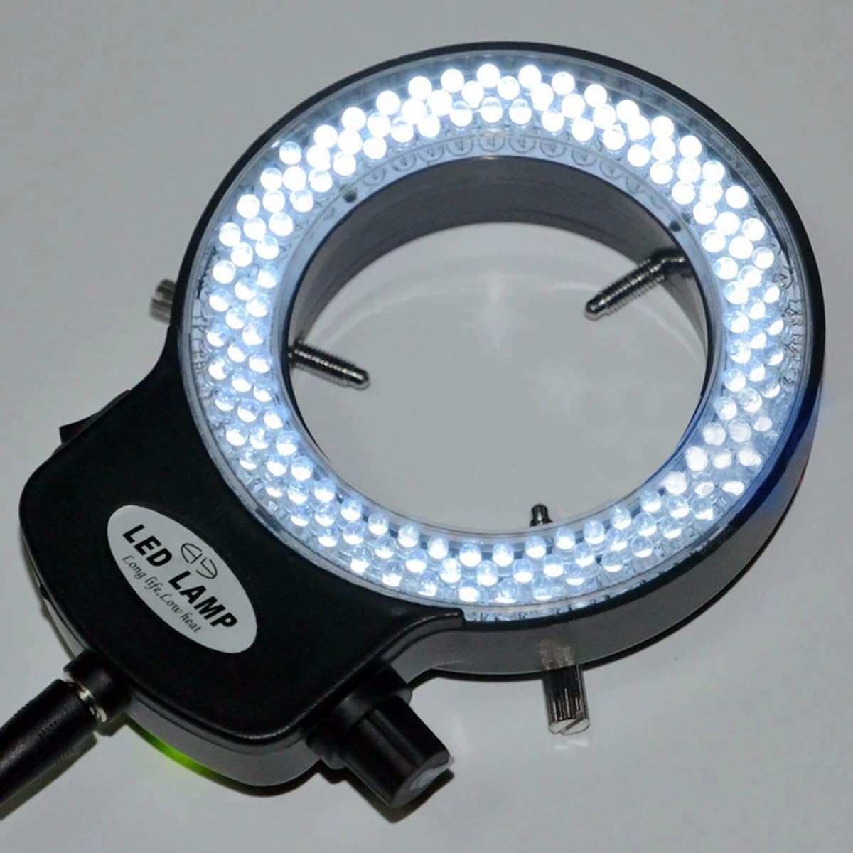 Microscopio de zoom estéreo con cámara USB de 5 MP y soporte de doble brazo para inspección e investigación