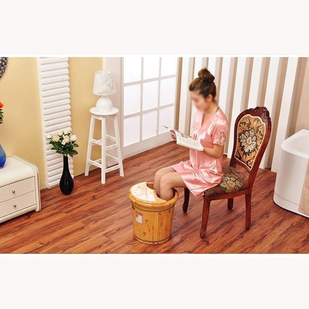 Pediluvio Vasca da Bagno Barilotto per piedi,Secchio da bagno in legno per massaggio,Fatto a mano,Pediluvi Superficie liscia,Accessori per il bagno presenti