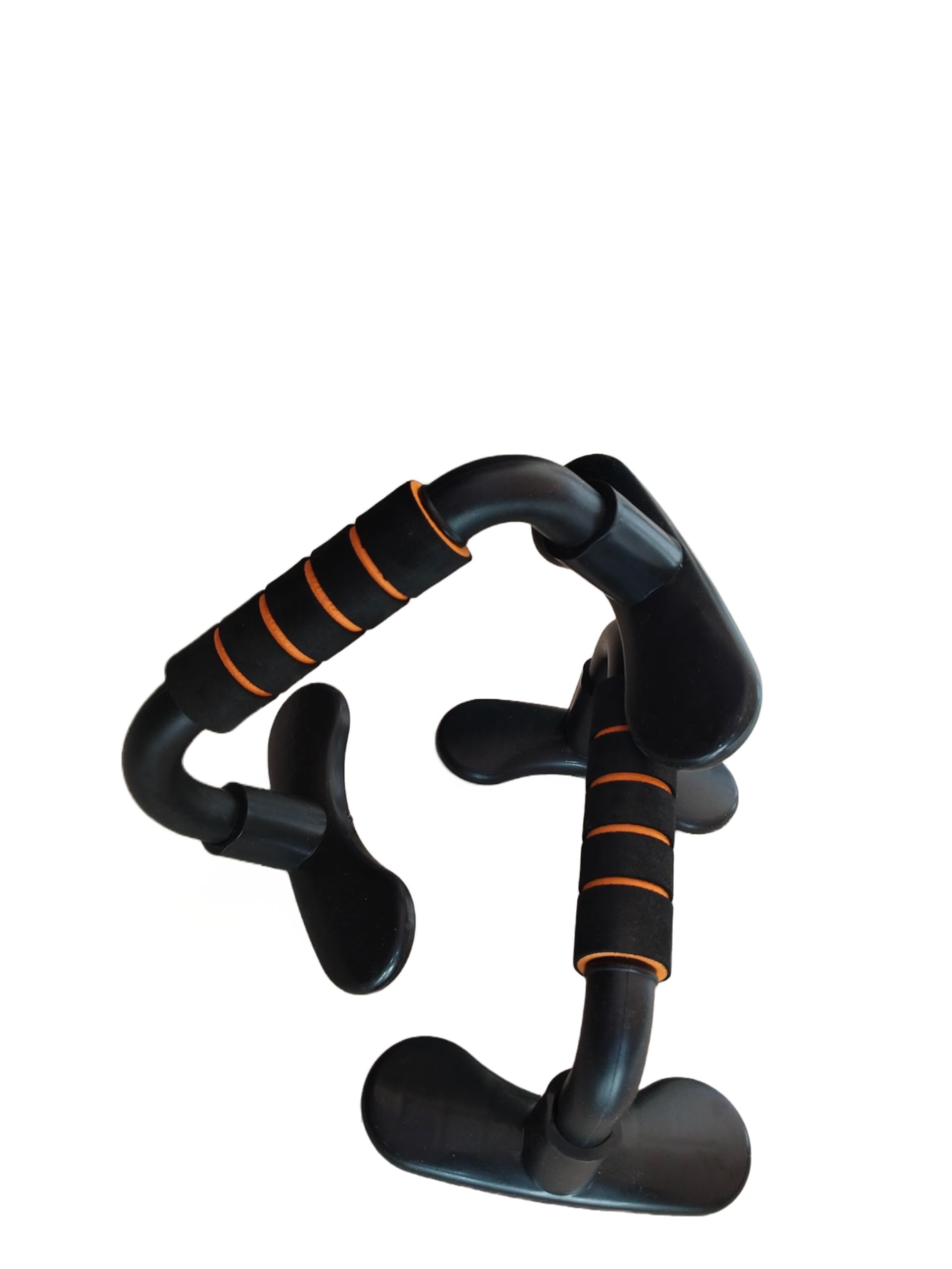 Push up bar for gym and home workout (black and orange) push up stand-image-22